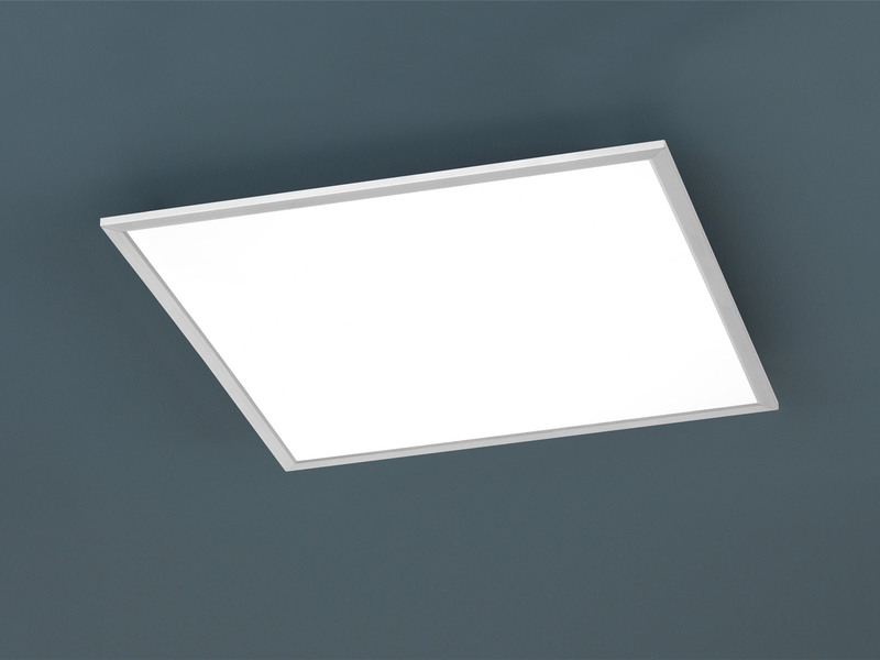 Große LED Deckenleuchte PHOENIX extrem flach quadratisch, 62cm