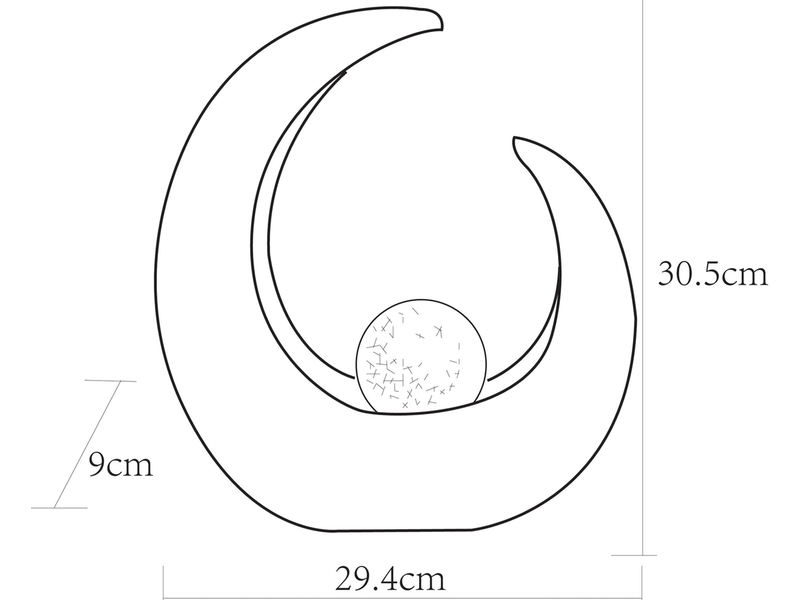 2er SET LED Solarleuchten Steinoptik mit Crackleglas, Höhe 30,5cm