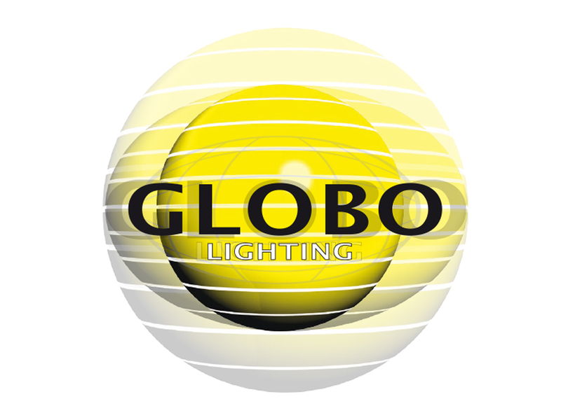 LED Solarleuchte in Holzfarben mit Globe Höhe 25,5cm