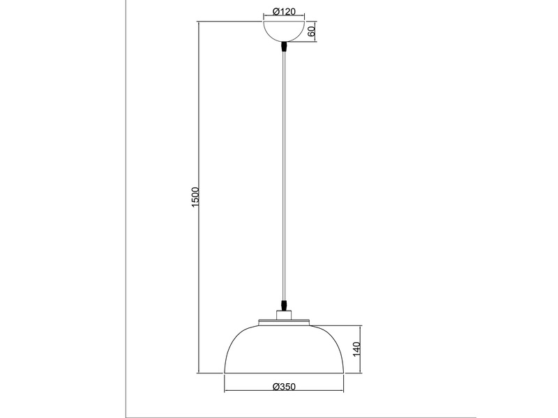 LED Pendelleuchte Metall Schwarz Gold mit Drahtgeflecht Ø 35cm