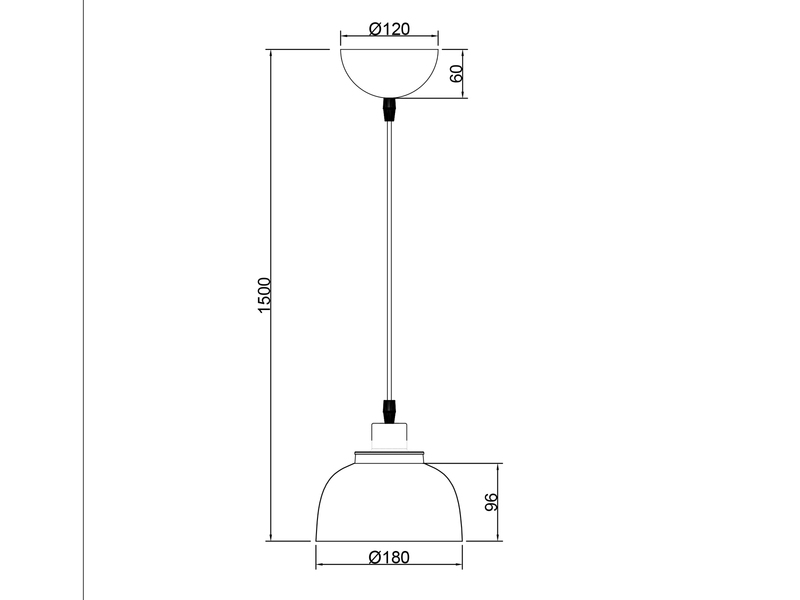 LED Pendelleuchte Metall Schwarz Gold mit Drahtgeflecht Ø 18cm