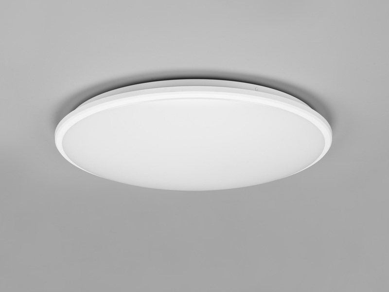LED Deckenleuchte LIMBUS Weiß mit 3 Stufen Dimmer Neutralweiß, Ø 50cm