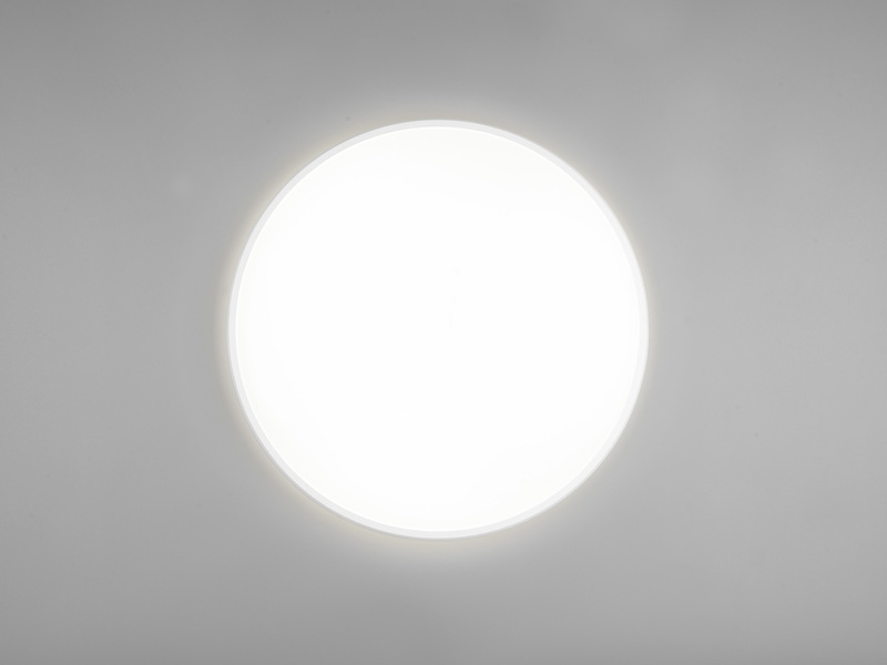 LED Deckenleuchte LIMBUS Weiß mit 3 Stufen Dimmer Neutralweiß, Ø 50cm