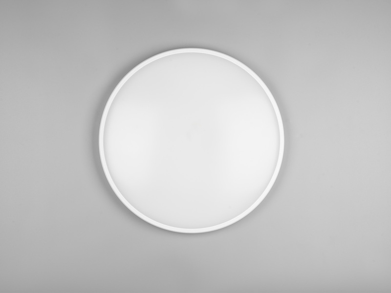 LED Deckenleuchte LIMBUS Weiß mit 3 Stufen Dimmer Neutralweiß, Ø 50cm