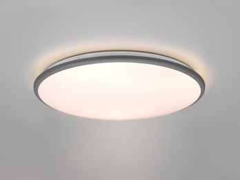LED Deckenleuchte LIMBUS Titan mit 3 Stufen Dimmer Warmweiß, Ø 50cm
