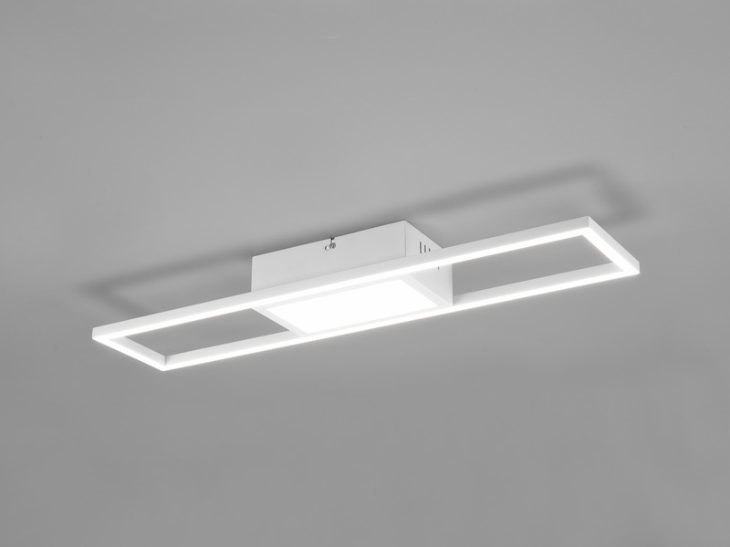 LED Deckenleuchte RIGIDO Weiß dimmbar & Lichtfarbe einstellbar, Breite 60cm