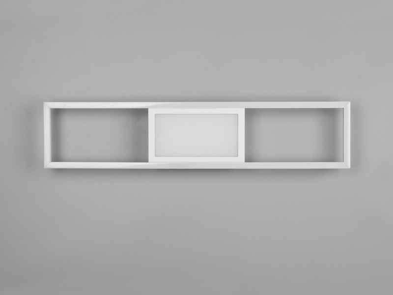 LED Deckenleuchte RIGIDO Weiß dimmbar & Lichtfarbe einstellbar, Breite 60cm