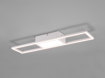 LED Deckenleuchte RIGIDO Weiß dimmbar & Lichtfarbe einstellbar, Breite 60cm