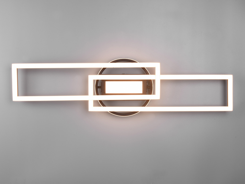 LED Deckenleuchte TWISTER Messing dimmbar, Lichtfarbe einstellbar, 90cm lang