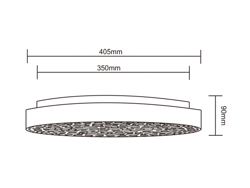 LED Deckenleuchte CHIZU Weiß dimmbar Fernbedienung & Farbwechsler, Ø 40cm
