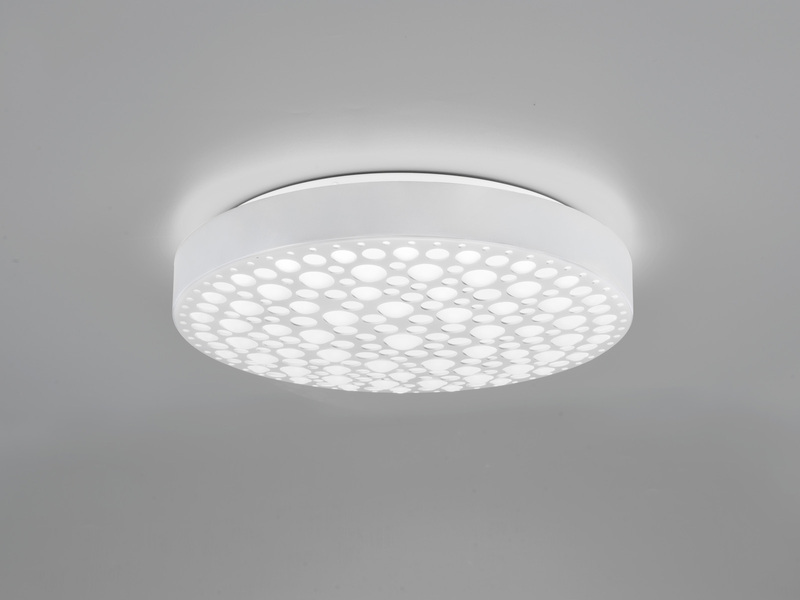 LED Deckenleuchte CHIZU Weiß Ø40cm dimmbar Fernbedienung & Farbwechsler