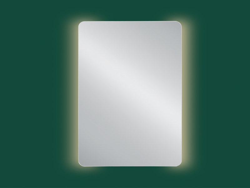 LED Lichtspiegel Bad Wandspiegel FRANZI rechteckig 50x70cm
