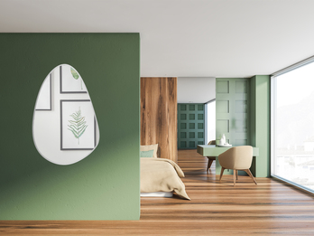 Minimalistischer Wandspiegel ISABELLA mit Facettenschliff 40x60cm