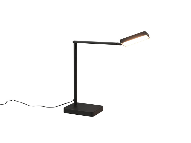 LED Schreibtischleuchte PAVIA Schwarz 38cm, dimmbar & Lichtfarbe einstellbar