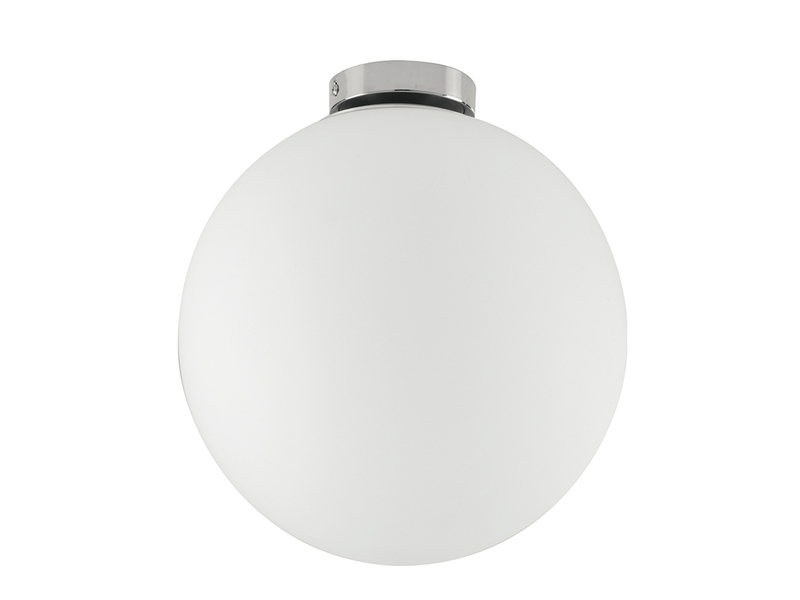 Deckenleuchte CITY 1 flammig Glaskugel Opal Weiß, Ø 30cm