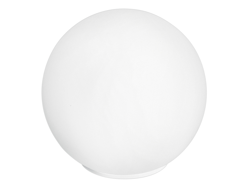 LED Kugel Tischleuchte Glaskugel Lampenschirm in Opalweiß, Ø 35cm
