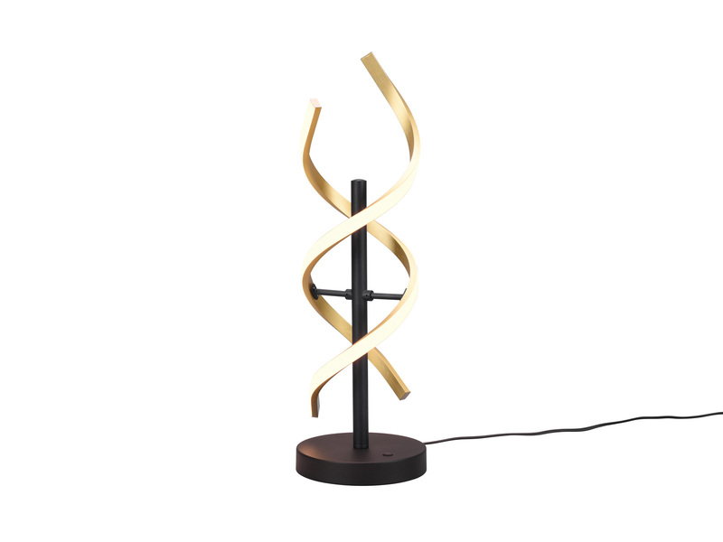 LED Tischleuchte SEQUENCE dimmbar Messing, Höhe 48cm