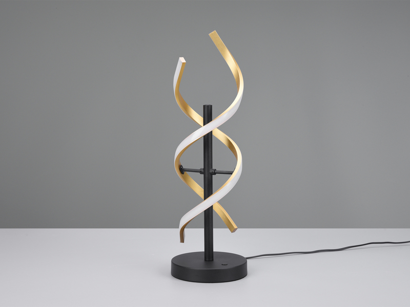 LED Tischleuchte SEQUENCE dimmbar Messing, Höhe 48cm