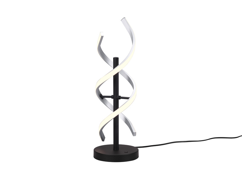 LED Tischleuchte SEQUENCE dimmbar Silber, Höhe 48cm