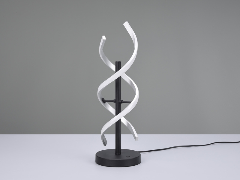 LED Tischleuchte SEQUENCE dimmbar Silber, Höhe 48cm