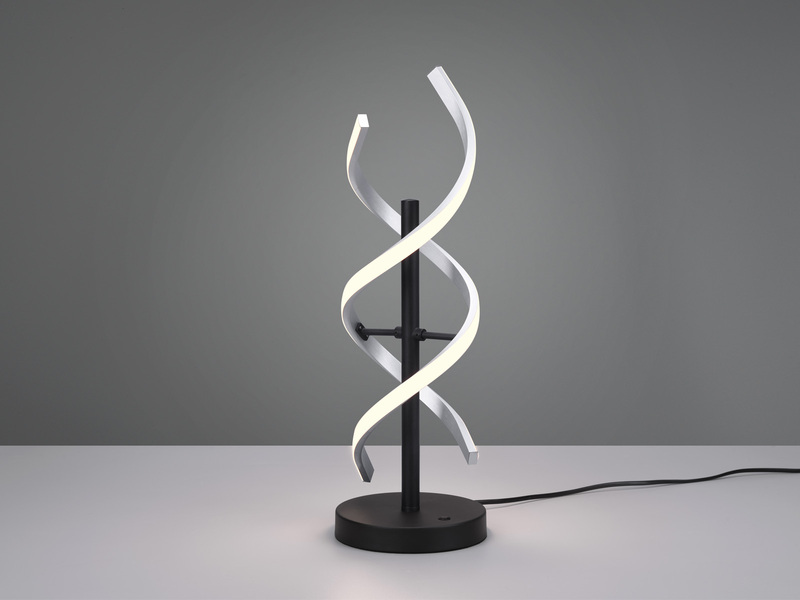LED Tischleuchte SEQUENCE dimmbar Silber, Höhe 48cm