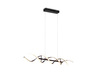 LED Pendelleuchte SEQUENCE dimmbar Lichtfarbe einstellbar Silber 104cm