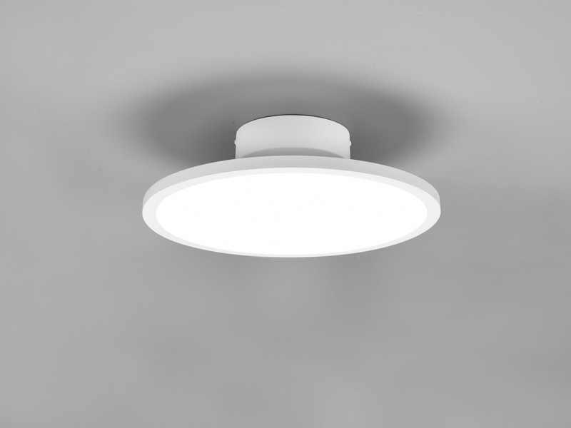 LED Deckenleuchte TRAY einflammig schwenkbar dimmbar Weiß, Ø 40cm
