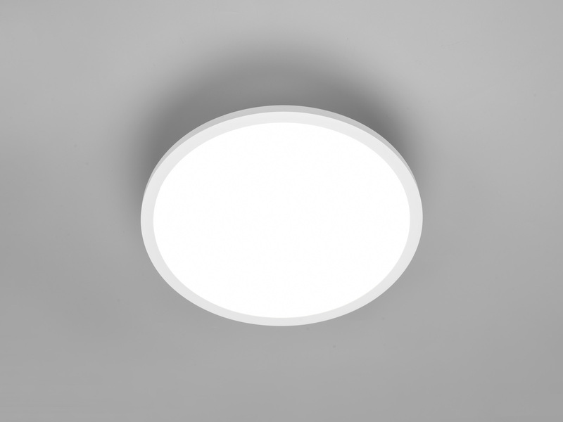 LED Deckenleuchte TRAY einflammig schwenkbar dimmbar Weiß, Ø 40cm