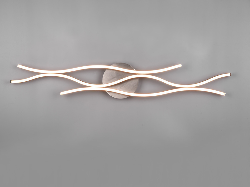 LED Deckenleuchte BLAZE lang dimmbar & 2 Lichtfarben Schwarz, Breite 107cm