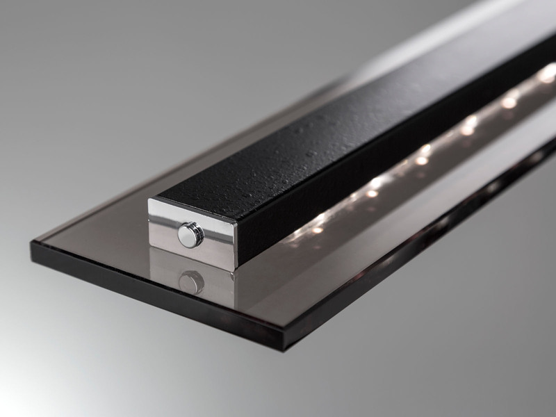 LED Pendelleuchte TENSO Schwarz dimmbar & höhenverstellbar, Breite 88cm