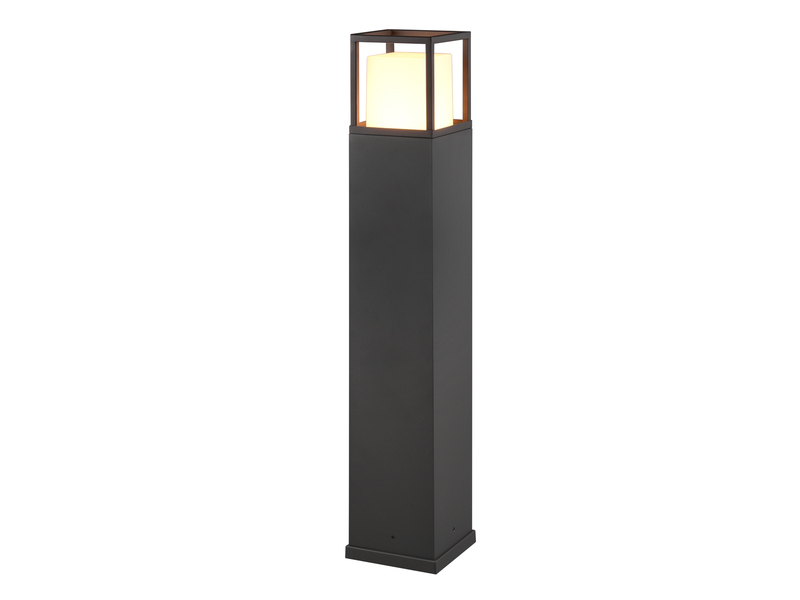 LED Wegeleuchte WITHAM in Anthrazit, Lichttemperatur einstellbar, Höhe 80cm