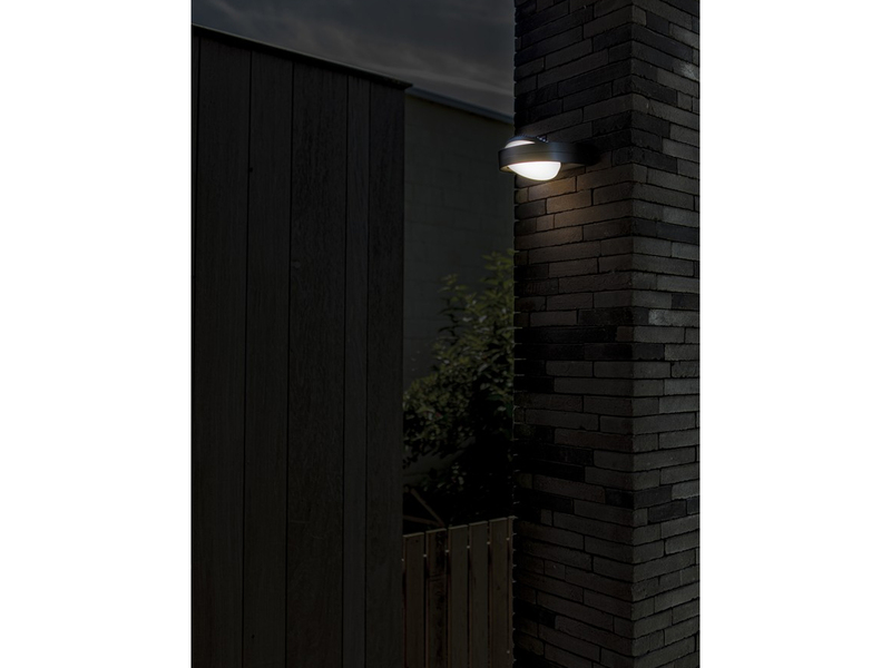 LED Außenwandleuchte FELE ALU Downlight, Kopf 320° verstellbar, 16x20cm