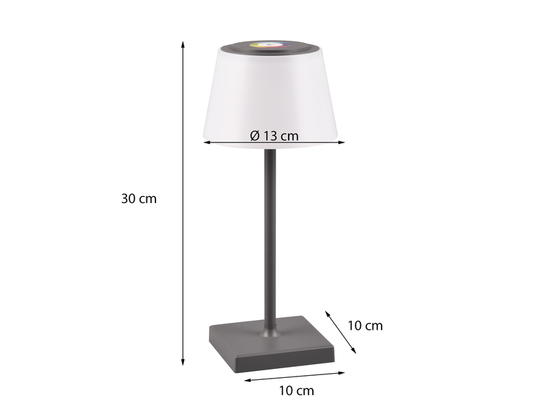 LED Tischleuchte dimmbar Outdoor
