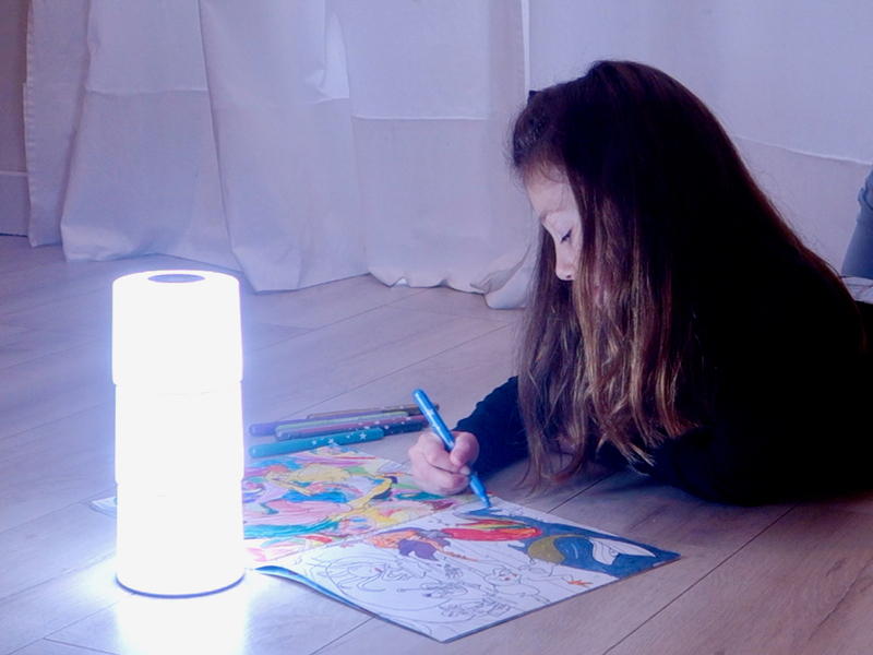 Smarte LED Außentischleuchte - 3er SET mit Akku & RGB dimmbar Ø10cm