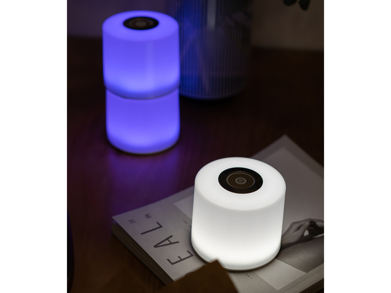 Smarte LED Außentischleuchte - 3er SET mit Akku & RGB dimmbar Ø10cm