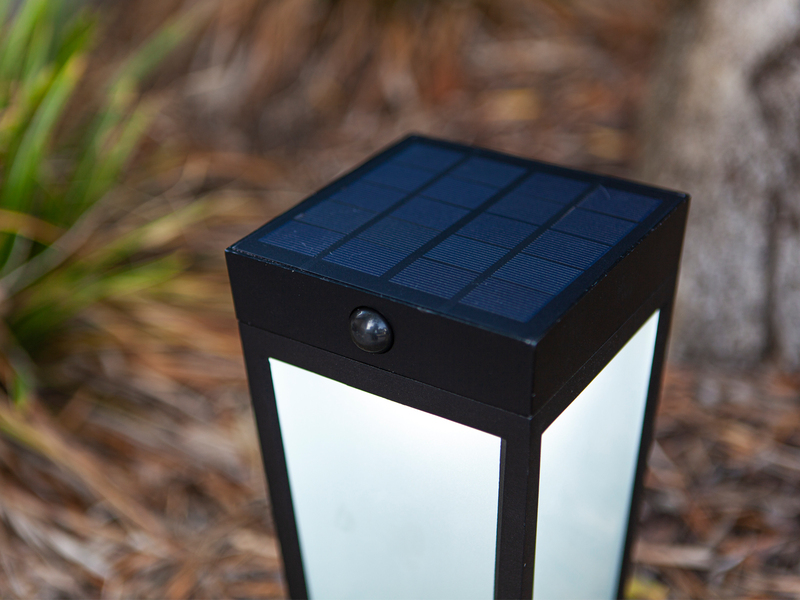 Solar LED Wegeleuchte DIAS 48cm, Bewegungsmelder & RGB Farbwechsel