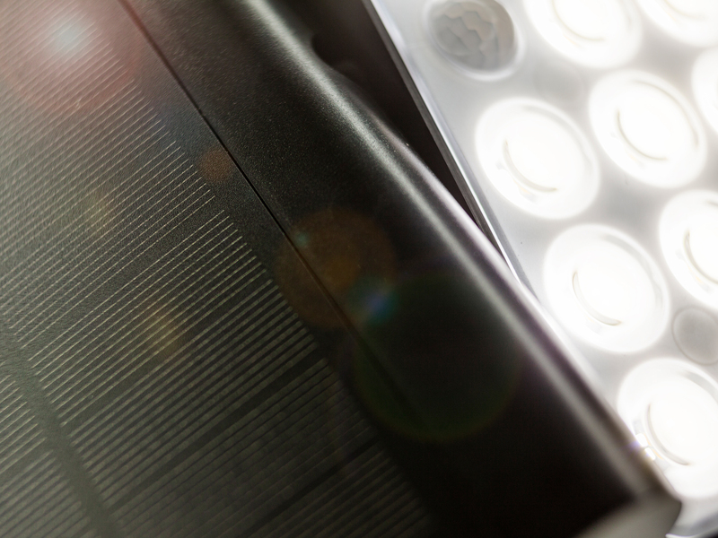LED Solar Wandleuchte TUDA 32x21cm Bewegungsmelder, per App steuerbar