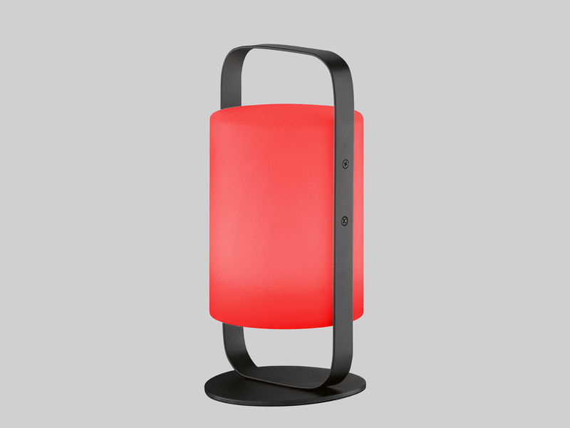 Outdoor Akku Tischlampe CASOLI mit Fernbedienung & RGB, Höhe 25cm