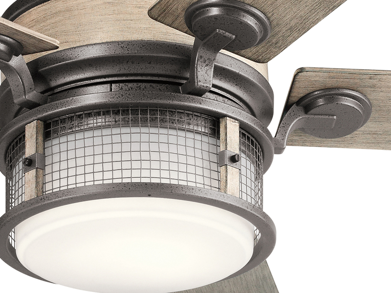 Deckenventilator AHRENDALE mit Licht, Outdoor geeignet IP44, Ø 152cm