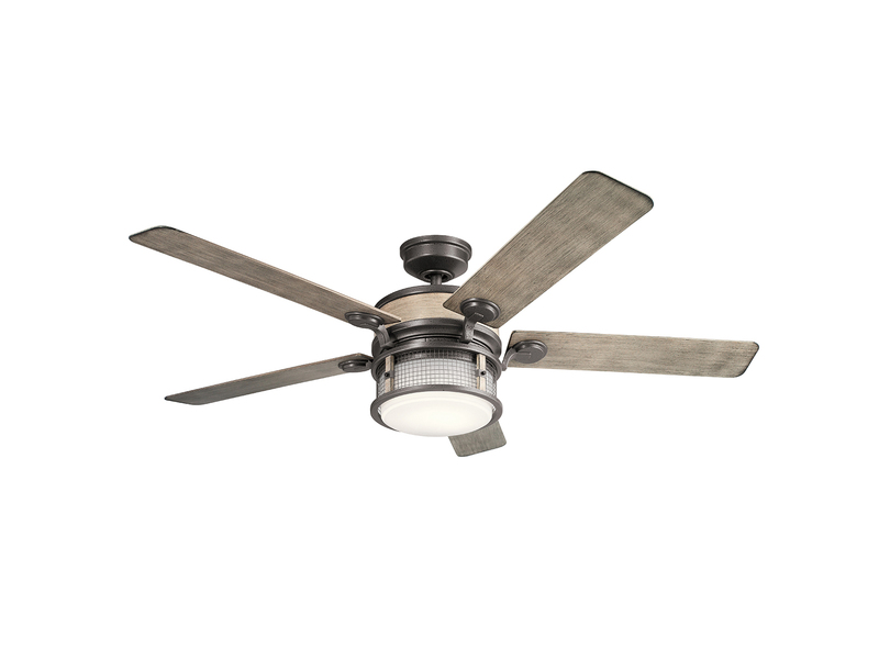 Deckenventilator AHRENDALE mit Licht, Outdoor geeignet IP44, Ø 152cm