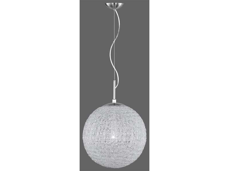 Pendelleuchte SWEETY mit Kugel Lampenschirm aus Acrylglas, Ø 40cm