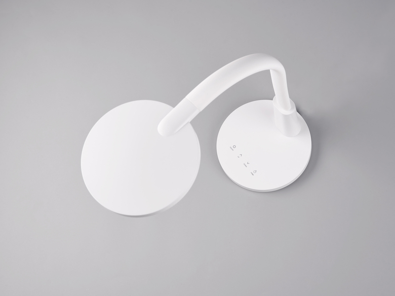 LED Schreibtischleuchte SALLY Flexibel dimmbar Weiß, Höhe 36cm