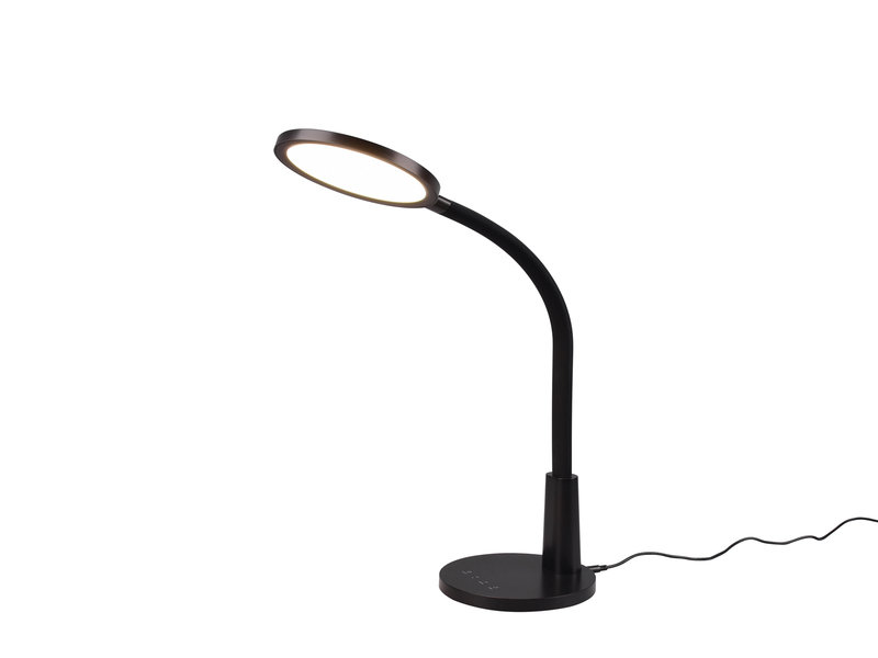 LED Schreibtischleuchte SALLY Flexibel dimmbar Schwarz, Höhe 36cm