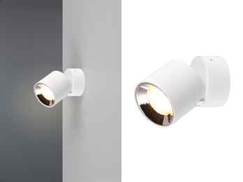 LED Spot Deckenstrahler Weiß dimmbar, Breite 9cm