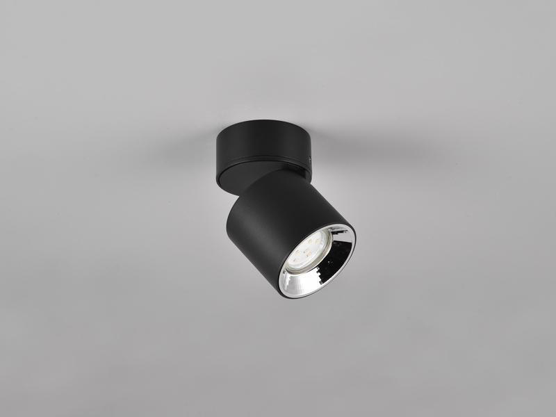 LED Spot Deckenstrahler Schwarz dimmbar, Ø 9cm