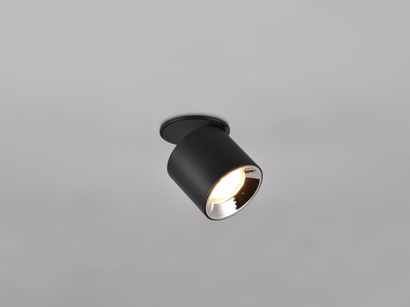 LED Spot Deckenstrahler Schwarz dimmbar, Ø 9cm