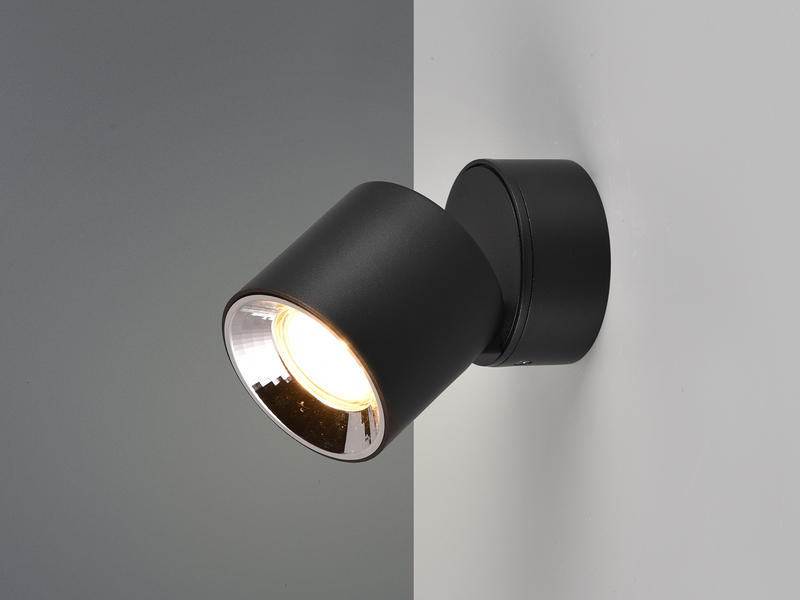 LED Spot Deckenstrahler Schwarz dimmbar, Ø 9cm