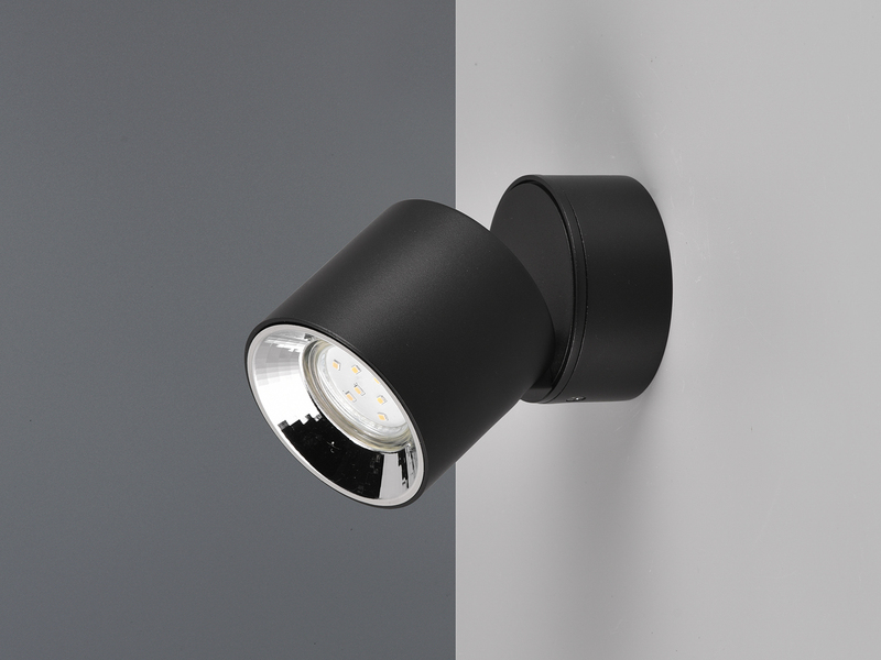 LED Spot Deckenstrahler Schwarz dimmbar, Ø 9cm