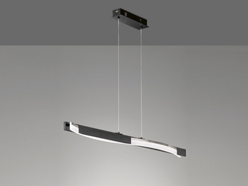 LED Tischleuchte Schwarz / Weiß dimmbar, Höhe 40cm | Tischlampen