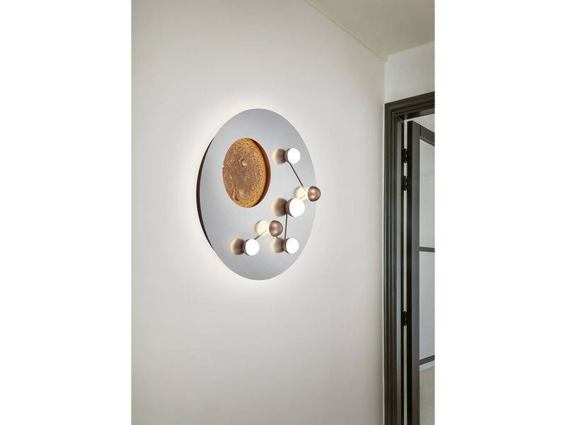 Moderne LED Deckenleuchte ZODIAC dimmbar über Schalter, 5.100 Lumen hell Ø 50cm